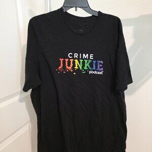 CRIME JUNKIE PODCAST GRAPHIC TEE (2XL)